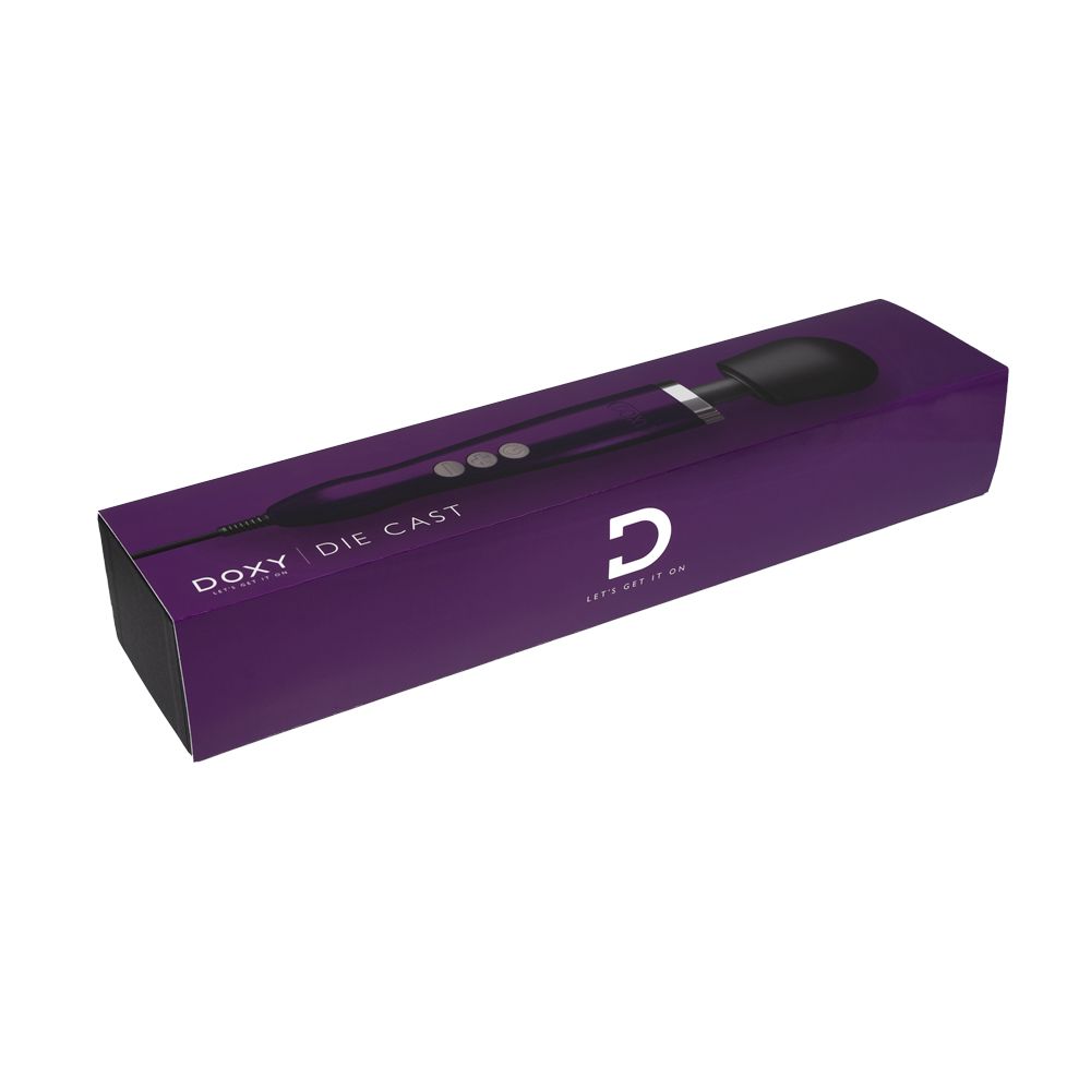 Doxy Die Cast Wand Vibrator - Purple