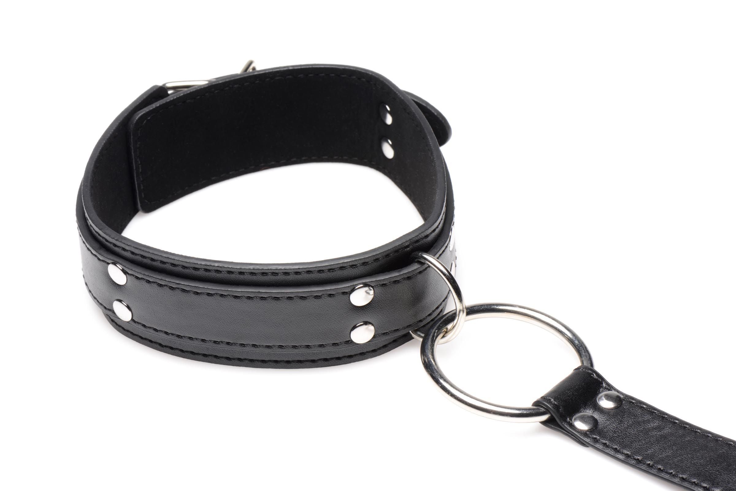 Collar with Cuffs Restraint Set - Black