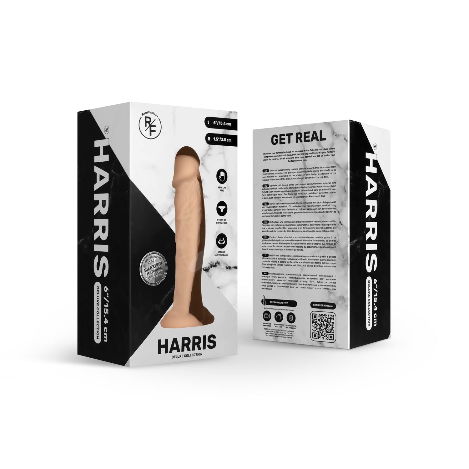 Real Fantasy Deluxe - Harris Realistic Dildo  - 15 cm