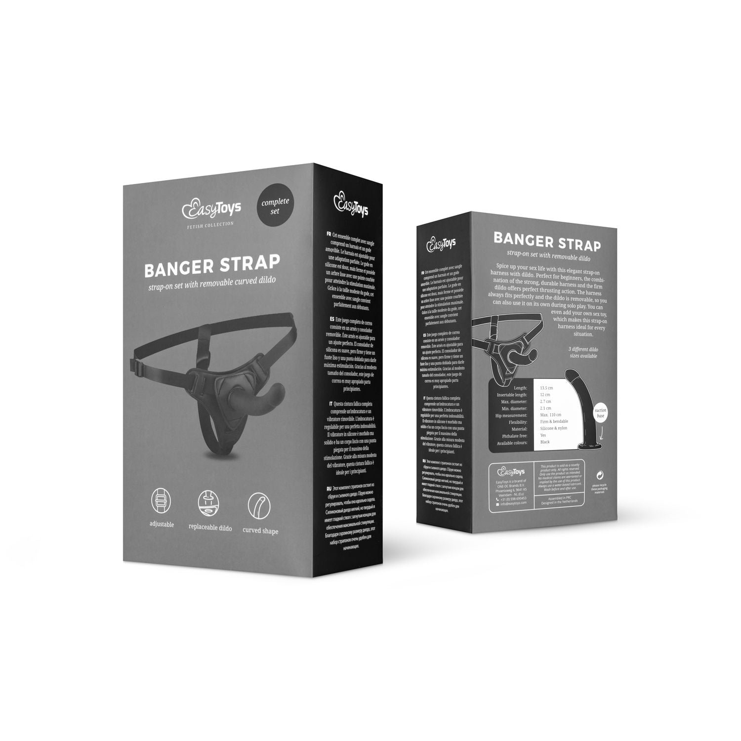 Silicone Strap-On - Smooth