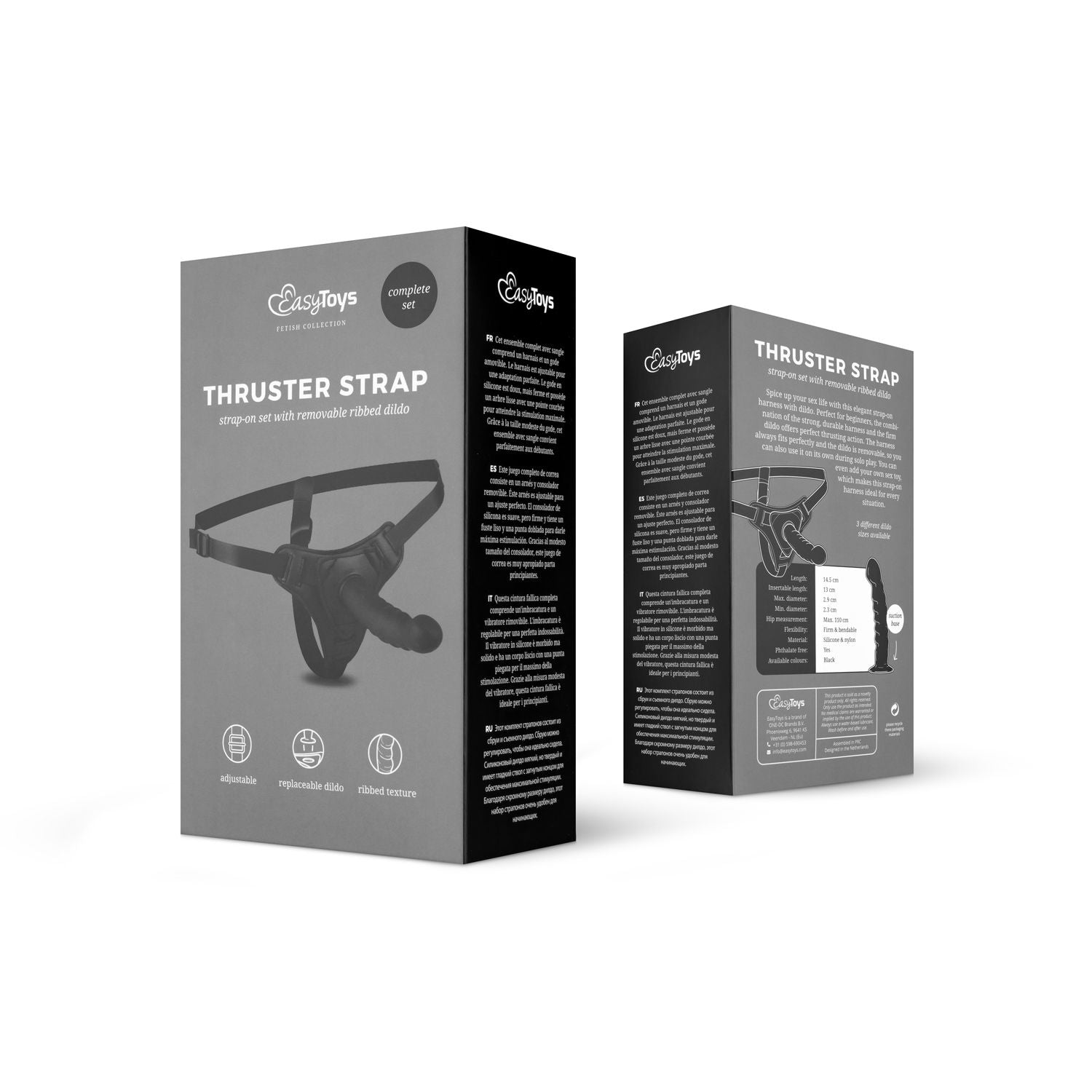 Silicone Strap-On - Bended