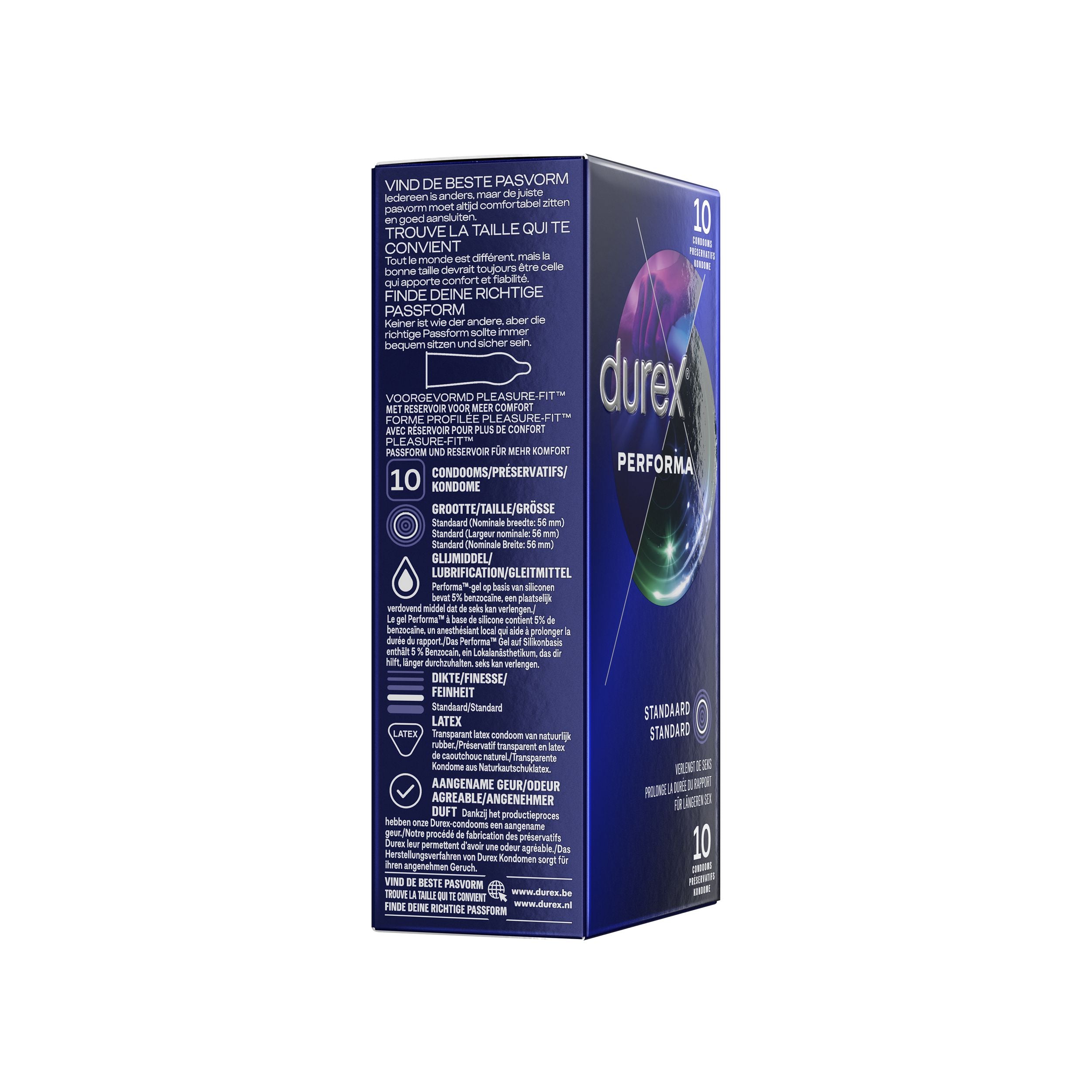 Durex Performa Condoms - 10 pcs