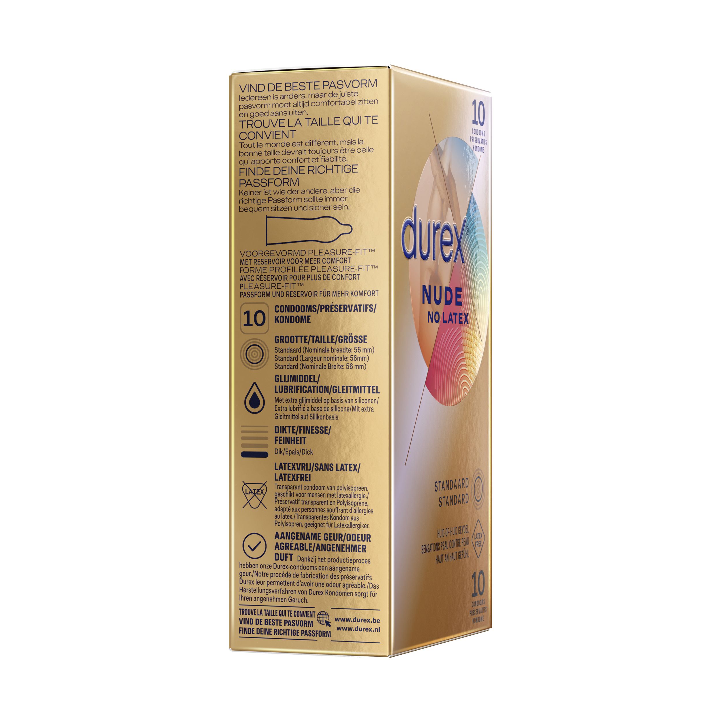 Durex Nude No Latex - 10 Pieces