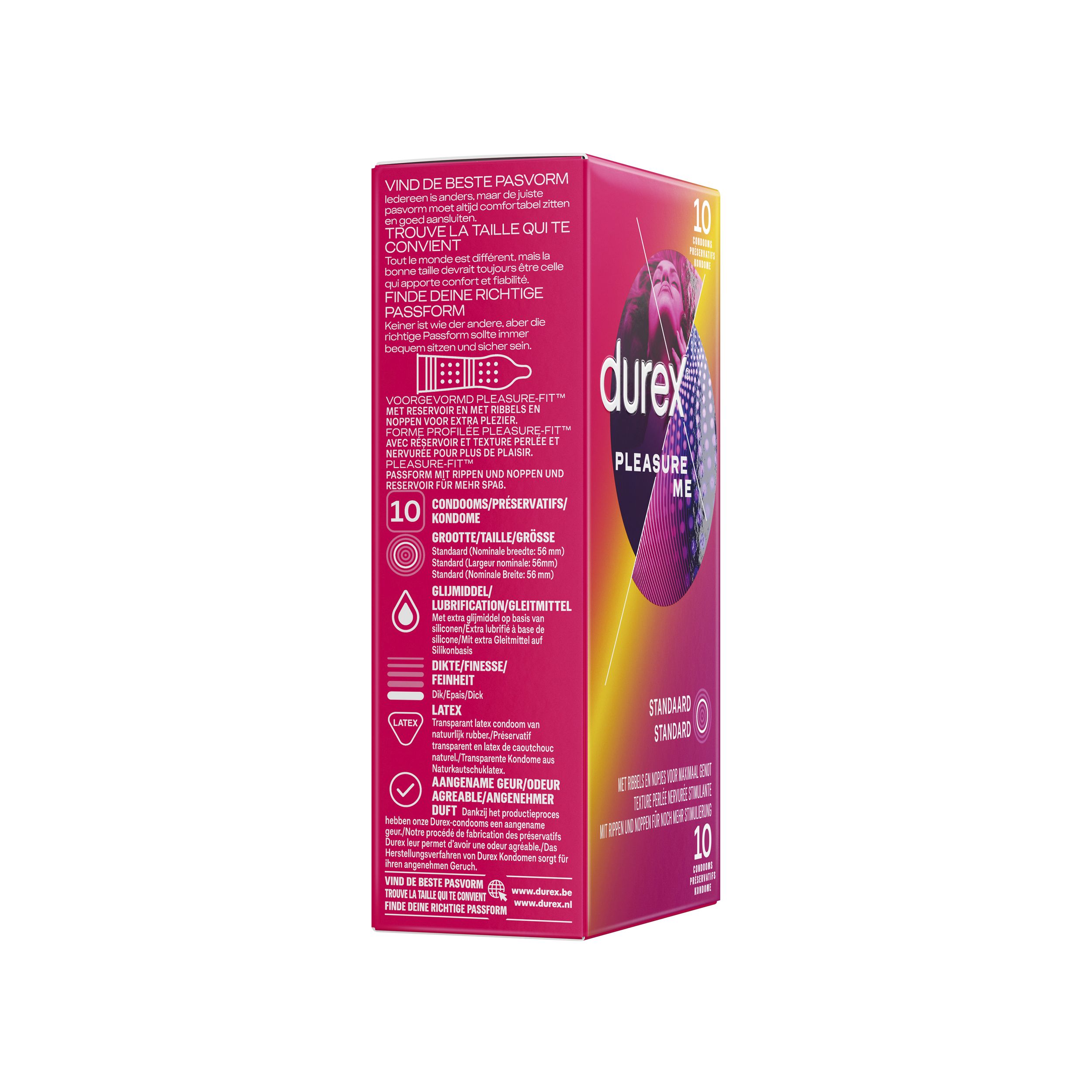 Durex Pleasure Me Condoms - 10 Condoms