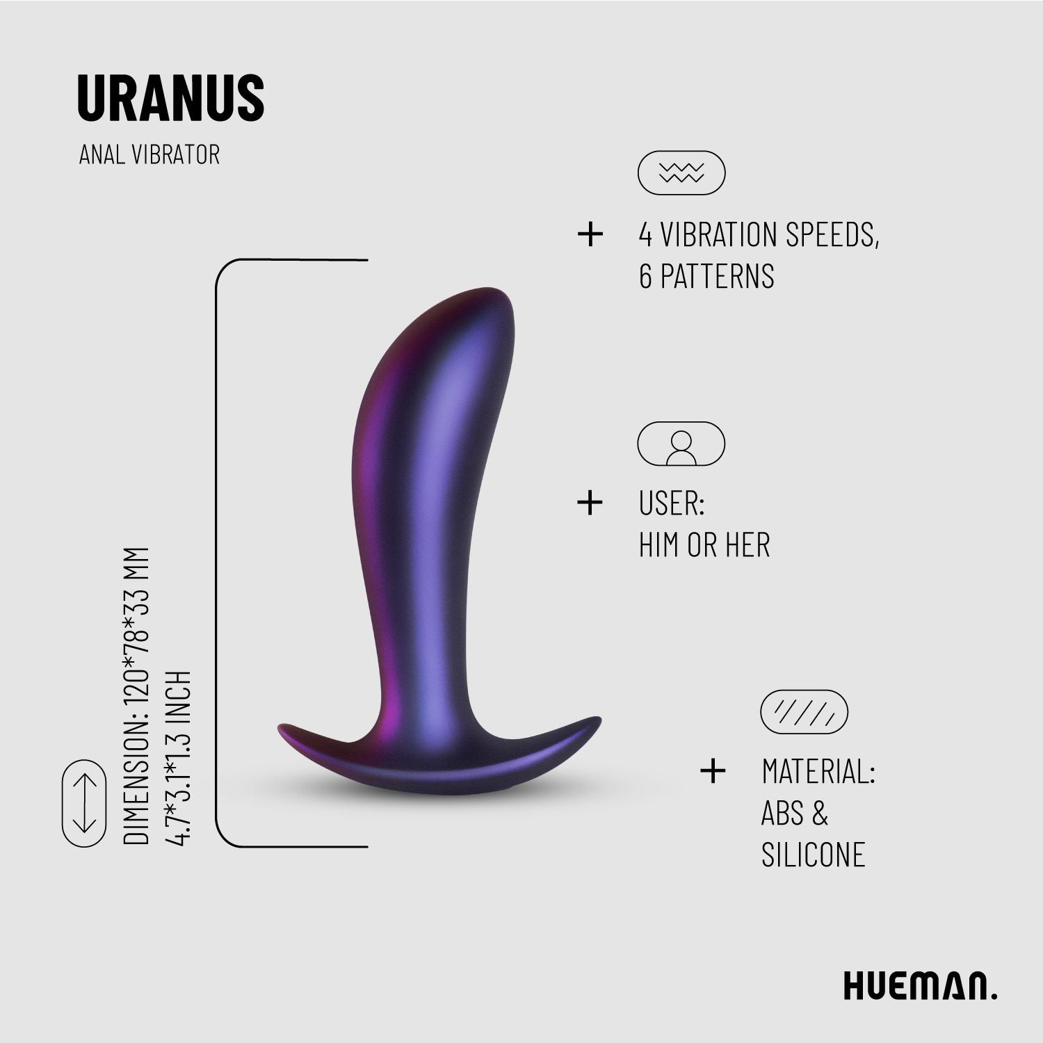 Hueman - Uranus Anal Vibrator
