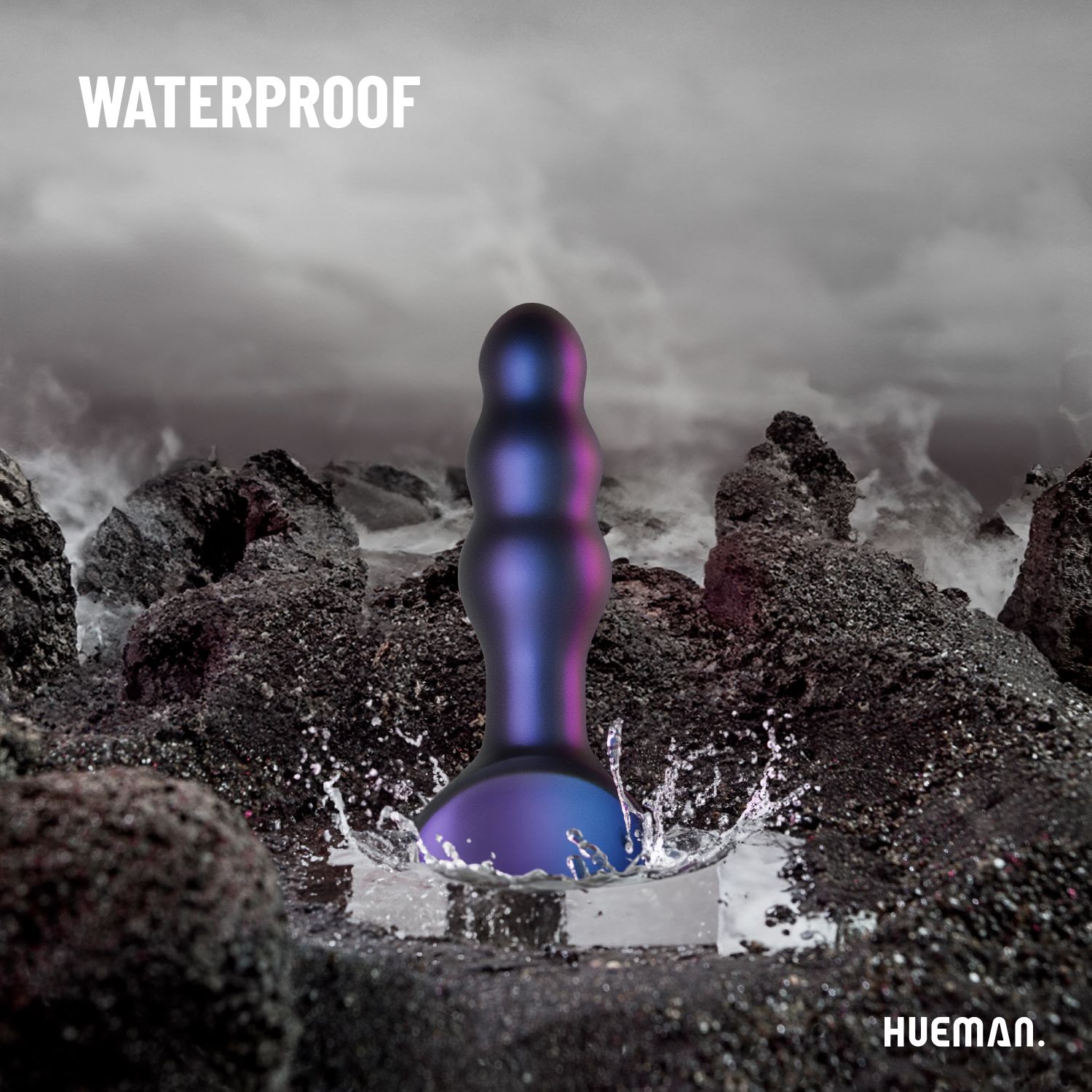 Hueman - Space Invader Vibrating and Thrusting Butt Plug