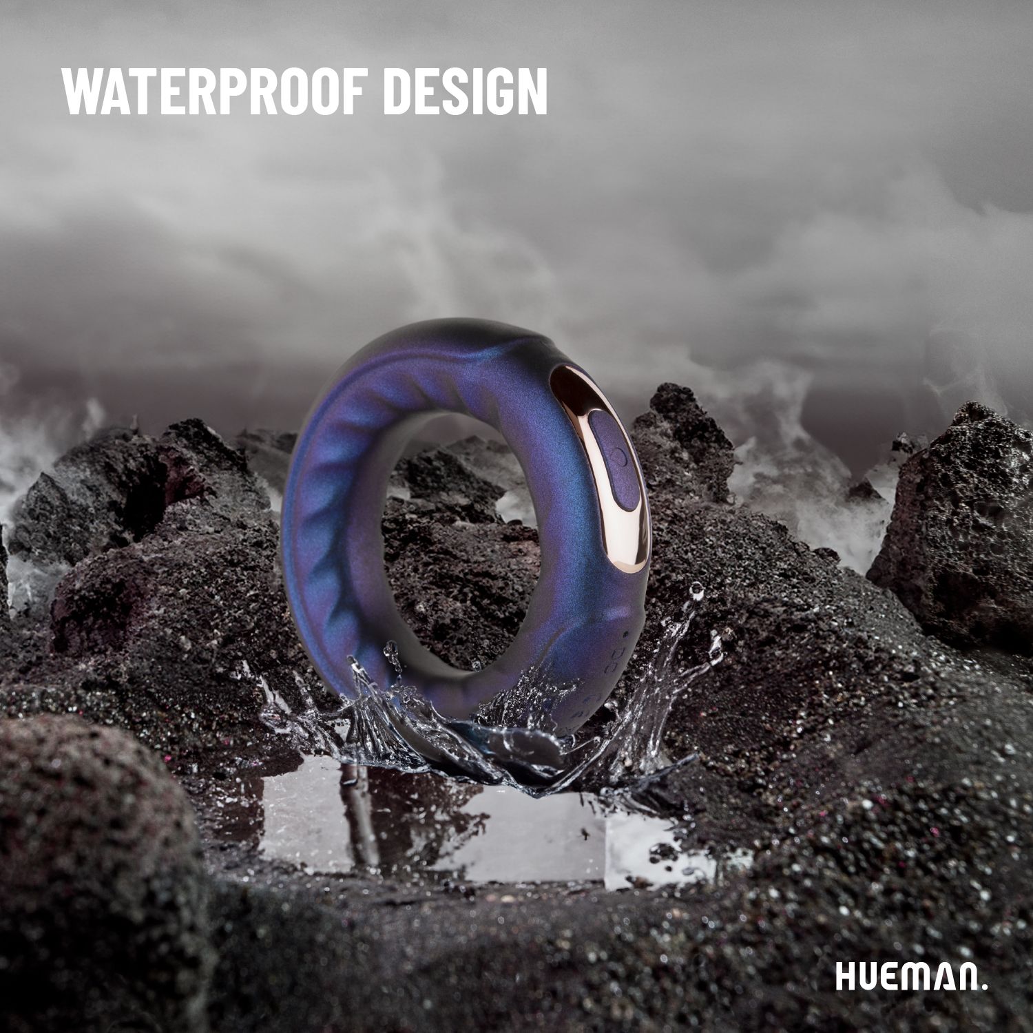 Hueman - Saturn Vibrating Cock/Ball Ring