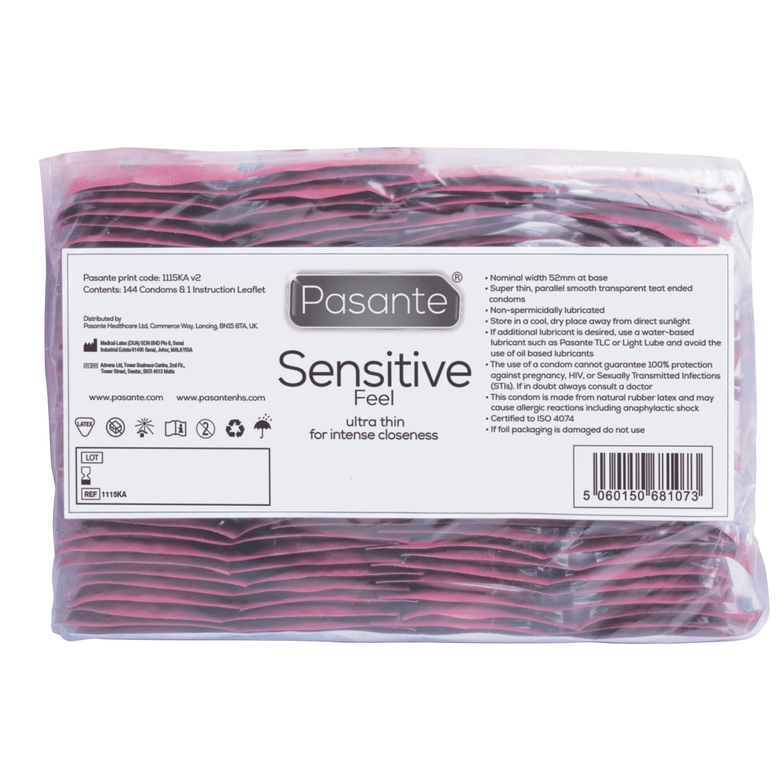 Pasante Sensitive condoms 144 pcs