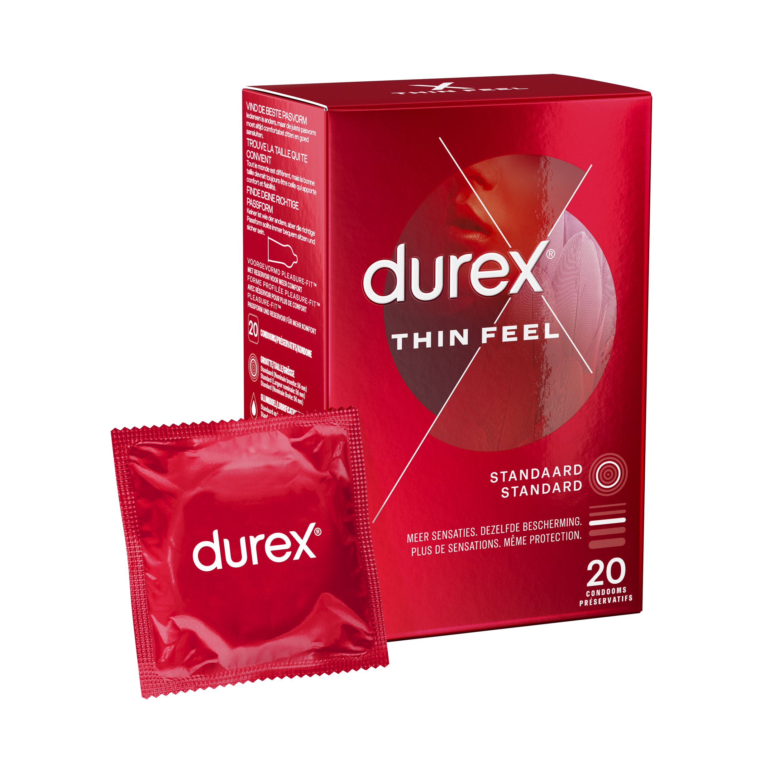 Durex Thin Feel Condoms - 20 units