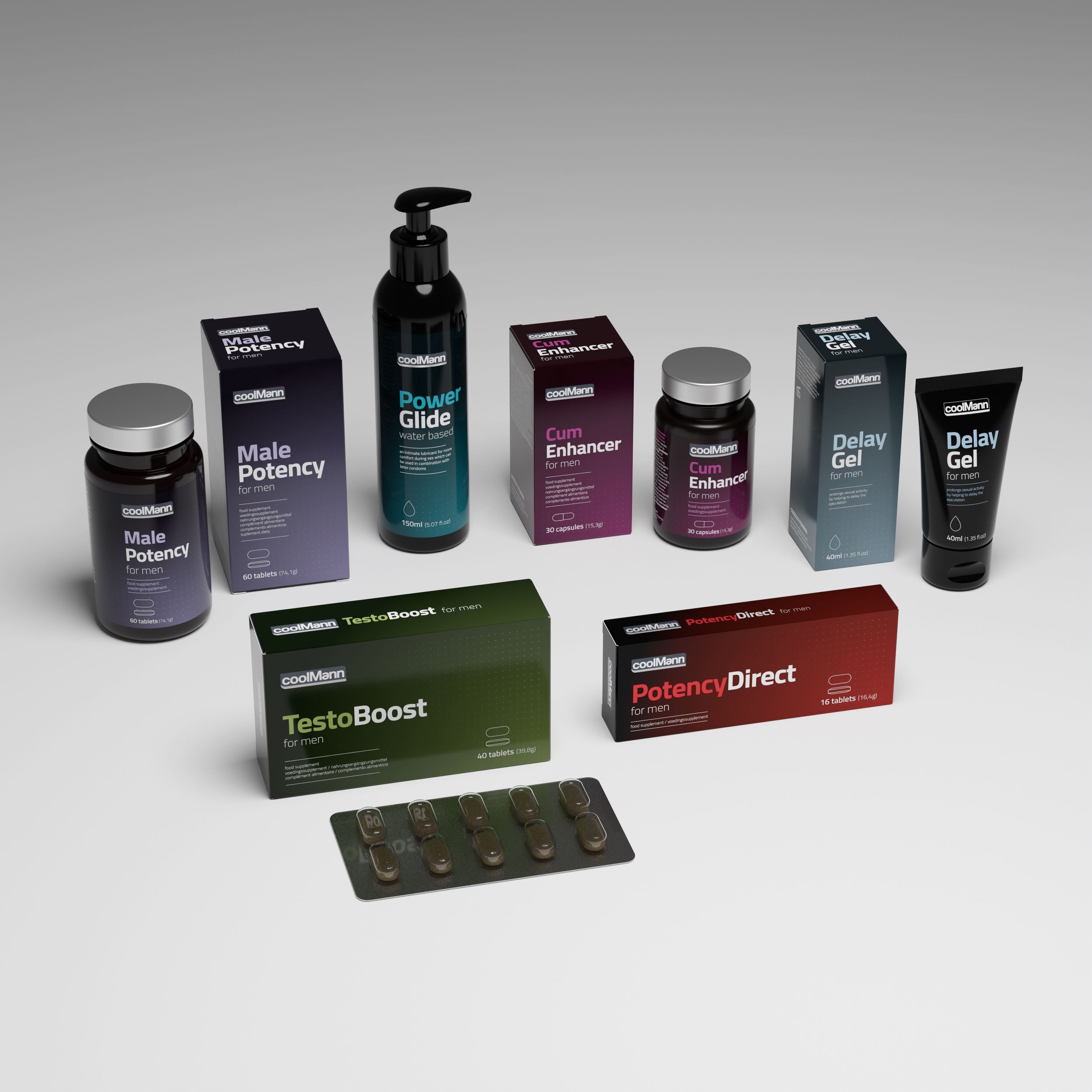 CoolMann - Testoboost - 40 pieces