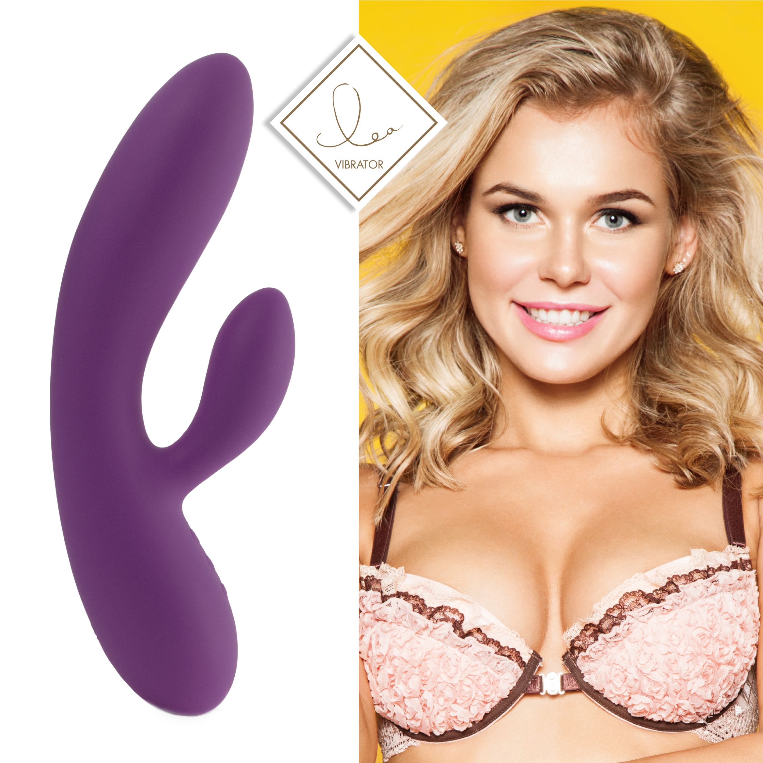 FeelzToys – Lea Rabbit Vibrator – Purple