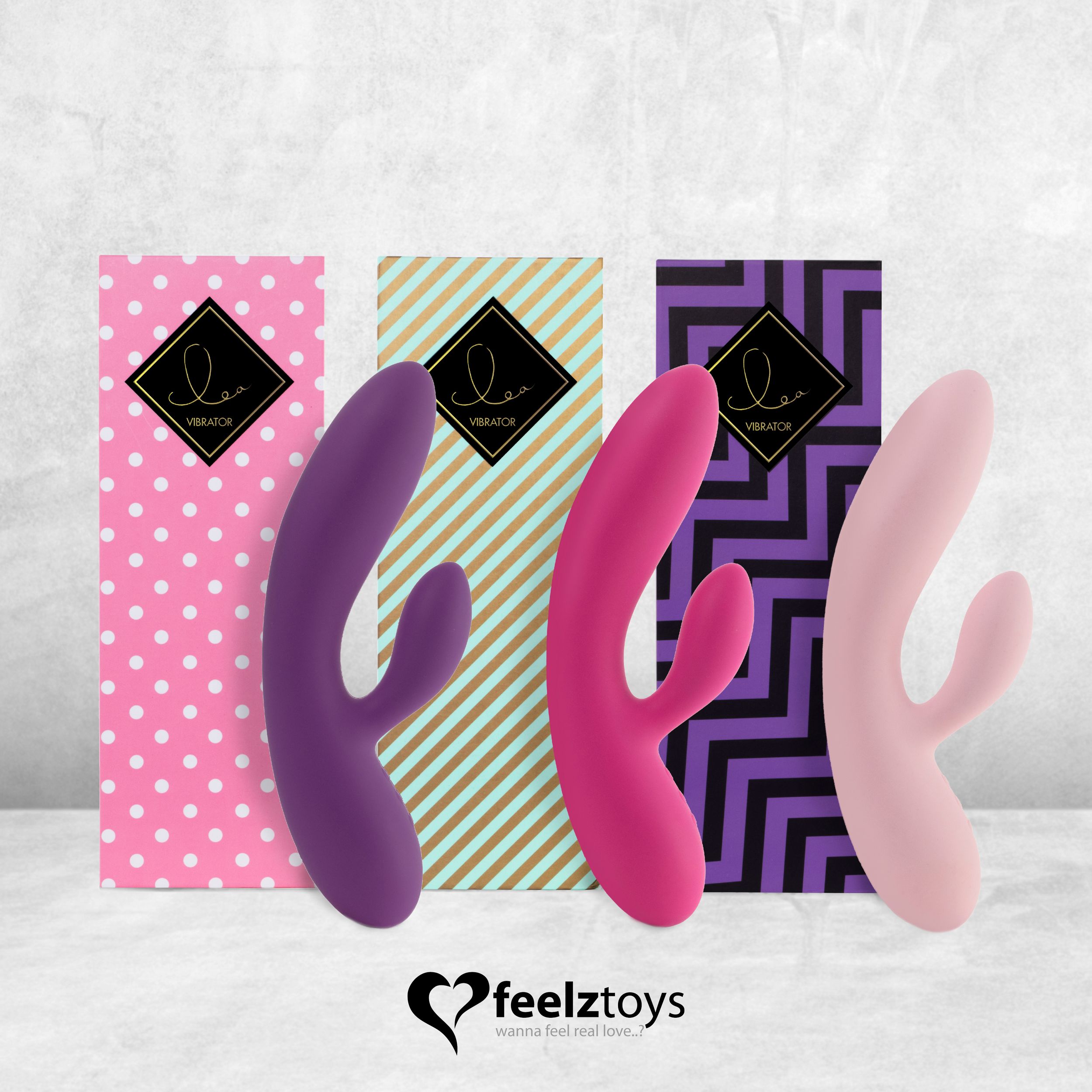 FeelzToys – Lea Rabbit Vibrator – Purple