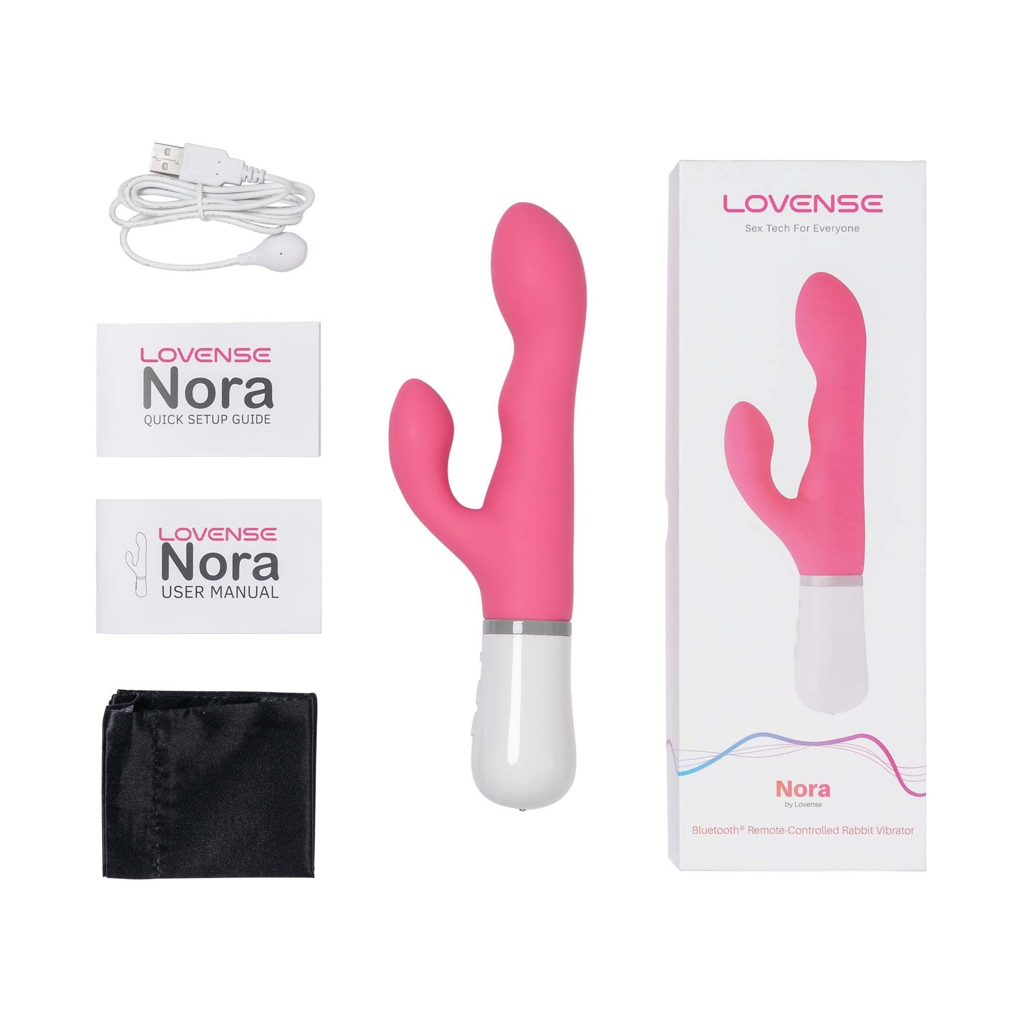 Lovense - Nora G-spot Vibrator With App - Pink