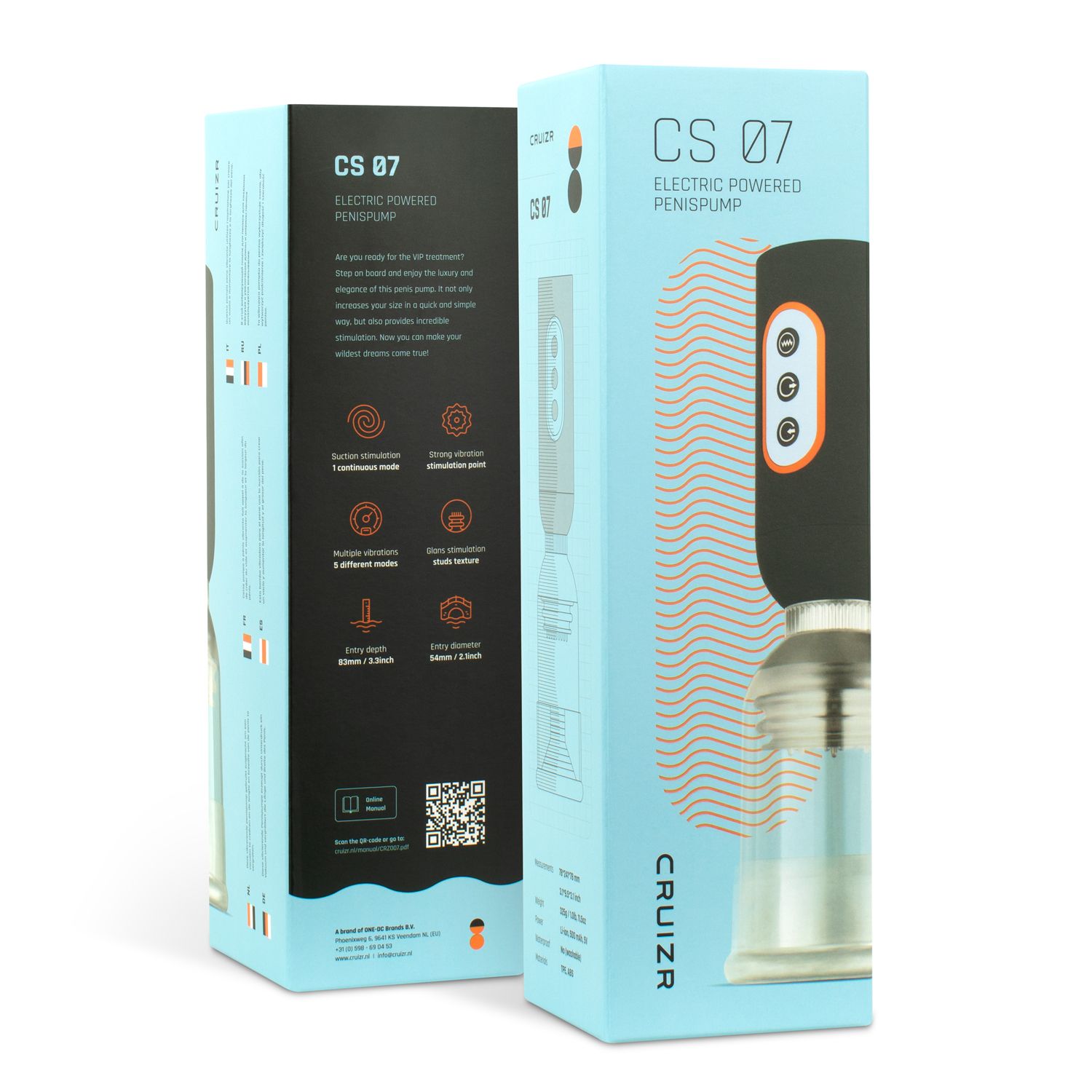 CRUIZR - CS07 Luxury Vibrating Penis pump