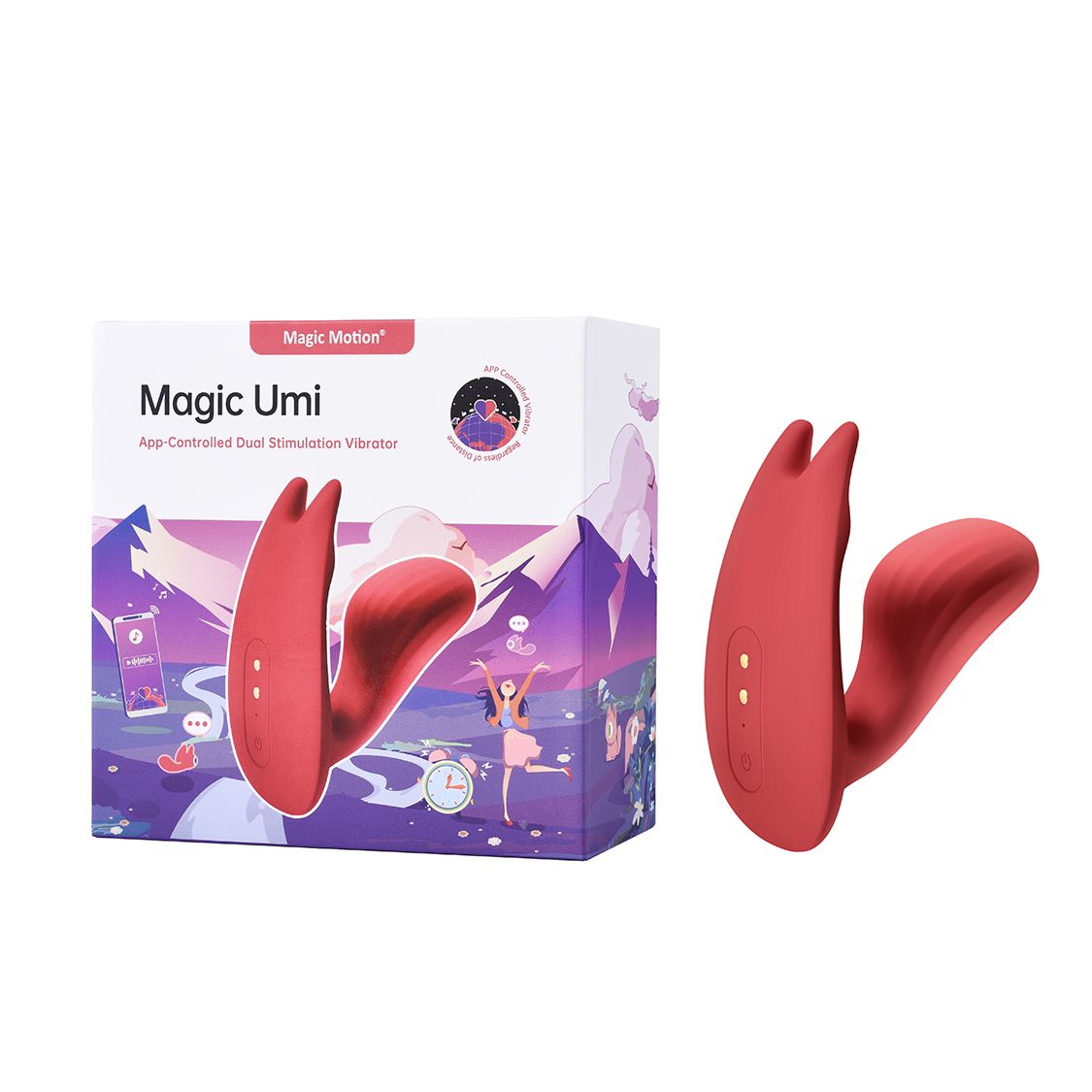 Magic Motion - Umi Smart Lay-on Vibrator Unisex - App Controlled