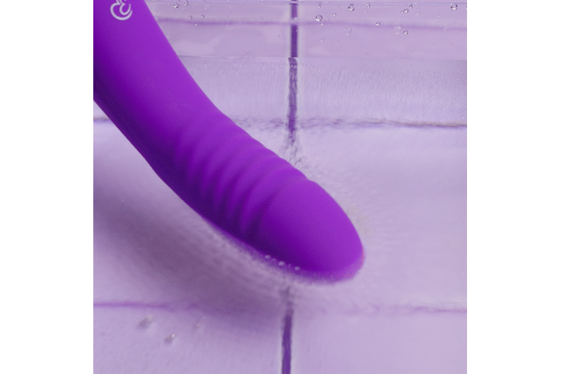 Pleasure Pump With G-Spot Vibrator - Purple