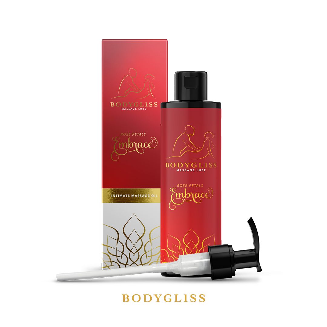 BodyGliss - Massage Oil And Lubricant in 1 Rose Petals -150 ml