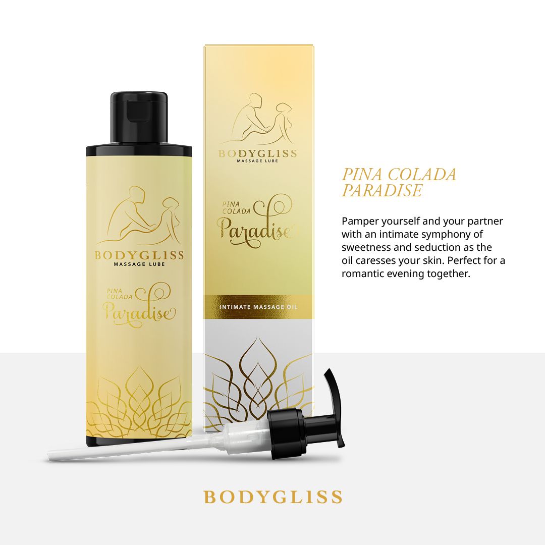 BodyGliss - Massage Oil and Lubricant in One Pina Colada - 150 ml